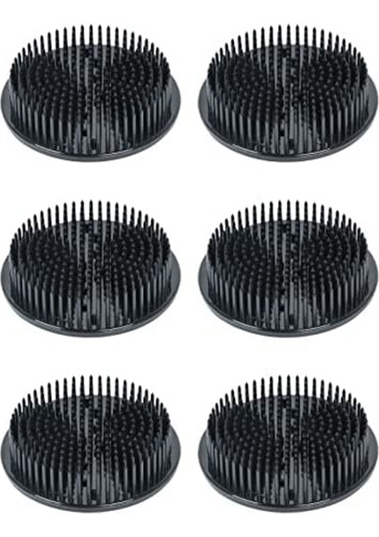 6 Parça Çiçek Kurbağa, 2.75 Inç Plastik Çiçek Pimleri, 3 Mini Vantuzlu Düzenlemeler Için Çiçek Kurbağalar, Siyah (Yurt Dışından)