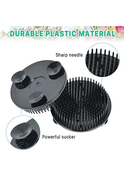 6 Parça Çiçek Kurbağa, 2.75 Inç Plastik Çiçek Pimleri, 3 Mini Vantuzlu Düzenlemeler Için Çiçek Kurbağalar, Siyah (Yurt Dışından) indirimleri