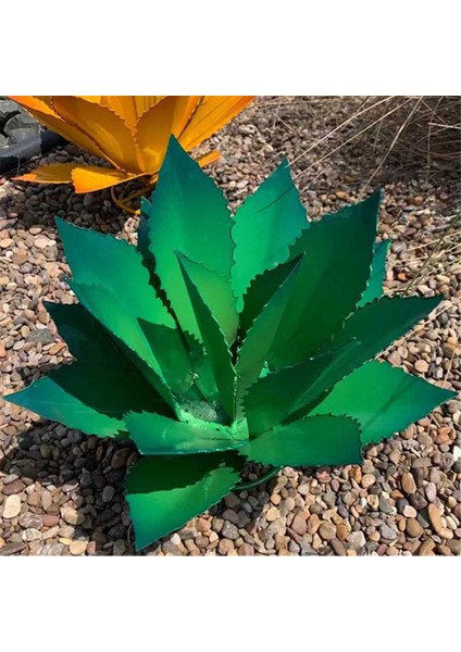 Rustik El Boyalı Metal Agav, Rustik Heykel, Dıy Agave Bitki Ev Dekor Agave Bahçe Süsleri Mor (Yurt Dışından) fırsatları