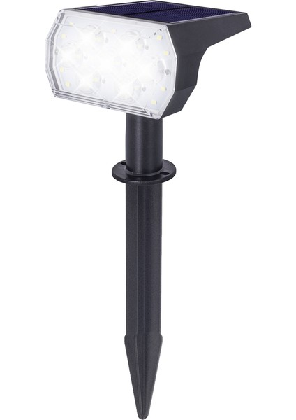 Güneş Enerjili Spot Dış Mekan, 2'si 1 Arada Peyzaj Işıkları 7 LED Güneş Enerjili IP65 Duvar Işığı Bahçe Yolu Sundurması Için (Yurt Dışından)