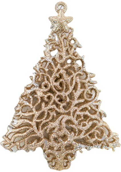 Noel Glitter Kolye Kar Tanesi Yıldız Çelenk Noel Ağacı Askı Süsleri Ev Noel Yeni Yıl Süslemeleri Hediyeler (Yurt Dışından)