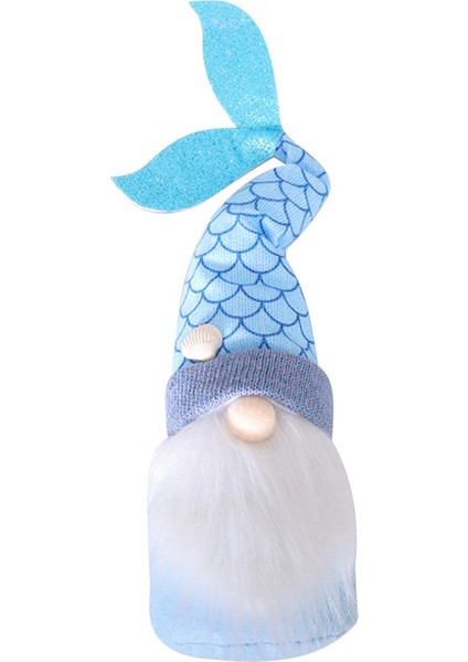 Okyanus Günü Gnome Peluş Denizkızı Gnome Bebek Süs Güzel Peluş Cüceler Bebek Isveç Gnome Noel Ev Dekor A (Yurt Dışından)