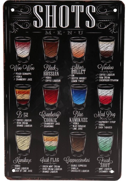 Kokteyl Tabelaları, Kokteyl Bar Burcu, Vintage Bar Metal Tabela Tabelaları, Ev Bar Aksesuarları Için Plak Posteri Duvar Sanatı Dekorasyon (Yurt Dışından)