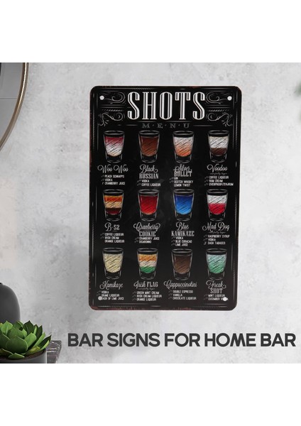 Kokteyl Tabelaları, Kokteyl Bar Burcu, Vintage Bar Metal Tabela Tabelaları, Ev Bar Aksesuarları Için Plak Posteri Duvar Sanatı Dekorasyon (Yurt Dışından) fırsatları