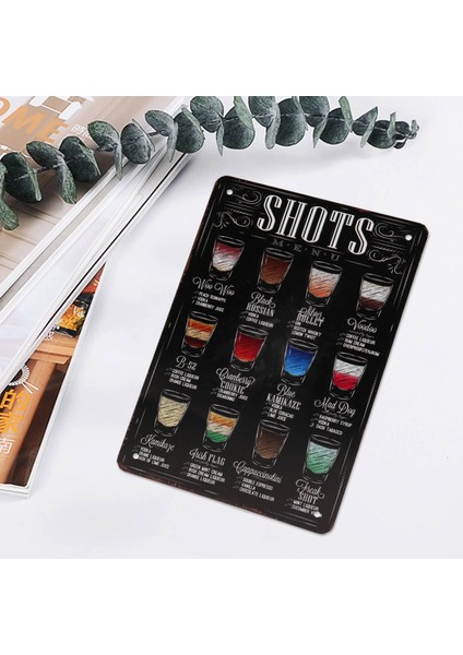 Kokteyl Tabelaları, Kokteyl Bar Burcu, Vintage Bar Metal Tabela Tabelaları, Ev Bar Aksesuarları Için Plak Posteri Duvar Sanatı Dekorasyon (Yurt Dışından) indirimleri