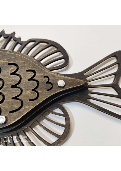 Ahşap Okyanus Balık Süsler Kapalı Retro Duvar Asılı Ahşap Oyma Hayvan Duvar Dekorasyon El Sanatları Günlük Renk (Yurt Dışından) fırsatları