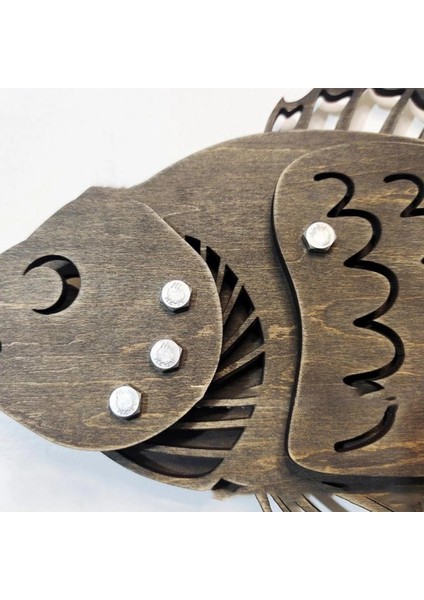 Ahşap Okyanus Balık Süsler Kapalı Retro Duvar Asılı Ahşap Oyma Hayvan Duvar Dekorasyon El Sanatları Günlük Renk (Yurt Dışından) indirimleri