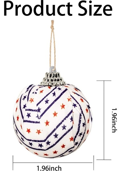Bağımsızlık Günü Asılı Top-4 Temmuz Vatansever Top Süsler Tatil Noel Ağacı Süslemeleri Için Parti Dekoru C (Yurt Dışından) fiyatları