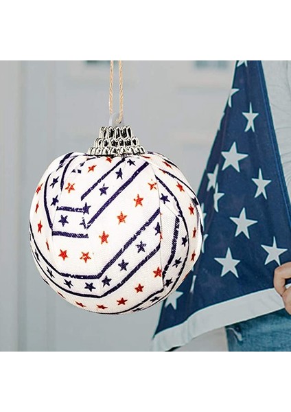 Bağımsızlık Günü Asılı Top-4 Temmuz Vatansever Top Süsler Tatil Noel Ağacı Süslemeleri Için Parti Dekoru C (Yurt Dışından) indirimleri