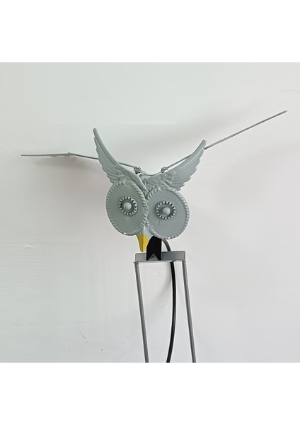Metal Rüzgar Spinner Açık 3D Metal Fırıldak Yard Rüzgar Yakalayıcılar Yard Patio Bahçe Dekorasyon (Yurt Dışından)