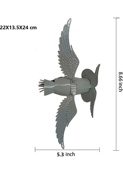 Metal Rüzgar Spinner Açık 3D Metal Fırıldak Yard Rüzgar Yakalayıcılar Yard Patio Bahçe Dekorasyon (Yurt Dışından)