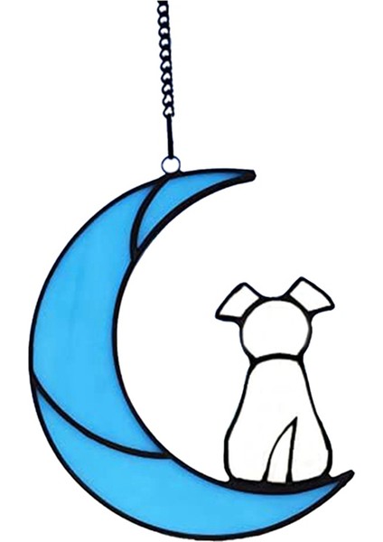 Köpek Severler Için Vitray Pet Köpek Anıt Hediyeler, Pencere Asma Süs Suncatcher, Köpek Kaybı Sempati Hediye A (Yurt Dışından) indirimleri