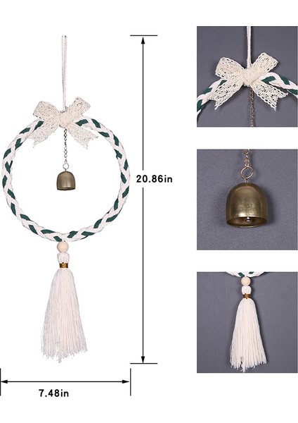 Ilmek, Çan, Rüzgar Çanı, Duvara Asılı, Asılı, Bohem Ev Dekorasyonu B (Yurt Dışından)