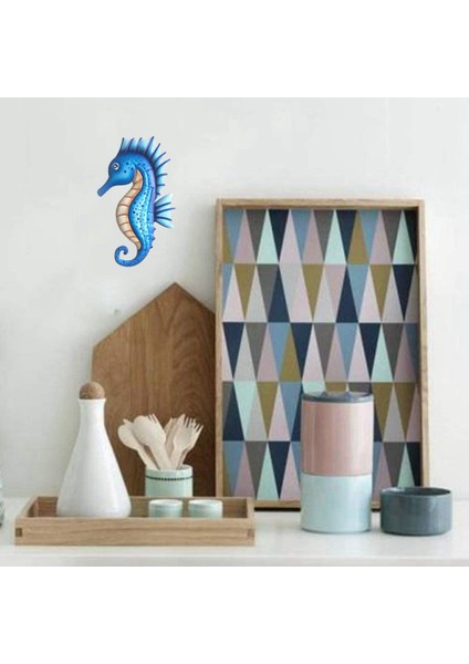 Okyanus Dekor Metal Duvar Dekoru Banyo Okyanus Cam Sanatı Metal Sanatı Açık Hava Asılı Plaj Teması Süslemeleri - E (Yurt Dışından) indirimleri