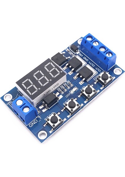 Tetikleme Döngüsü Zamanlama Gecikme Anahtarı Devresi Röle Modülü Yerine Çift Mos Tüp Kontrol Kartı 12 24V Devre Kartı (Yurt Dışından)