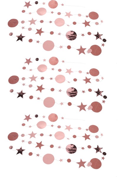 Parti Dekorasyonu Için Daire Nokta Çelenk Çıtası Kiti Glitter Yansıtıcı Kağıt Asılı Bunting Banner (Yurt Dışından)