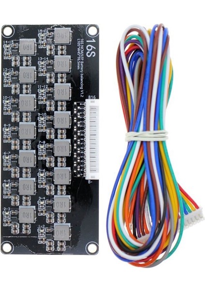 1.2A Yüksek Akım Eşitleme Modülü Lityum Pil Aktif Ekolayzer Enerji Transfer Kartı 16S Endüktans Dönüştürücü (Yurt Dışından)