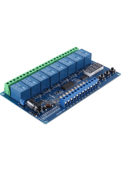Dc 8V-36V 8 Kanallı Çok Fonksiyonlu Zaman Geciktirme Röle Arayüzü Devre Kartı Modülü Işık Çift Kırmızı Ekran ile (Yurt Dışından) fırsatları