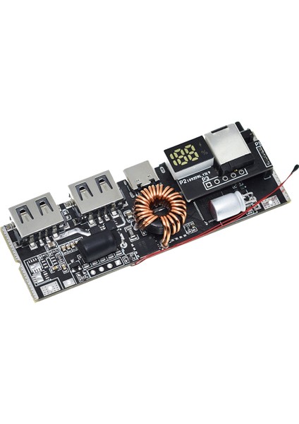 Qc4.0 Qc3.0 LED Çift USB Pd Hızlı Şarj 5A 100W USB Mobil Güç Bankası 18650 Şarj Modülü Sıcaklık Koruması (Yurt Dışından)