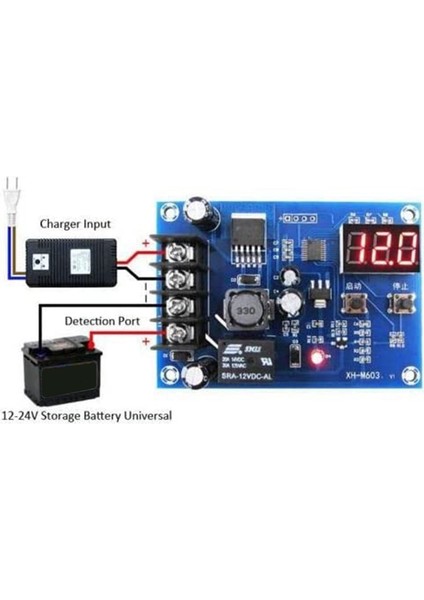 XH-M603 12-24V Şarj Kontrol Modülü Akü Koruma Kartı (Yurt Dışından) fiyatları