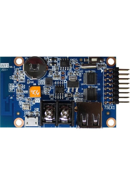 Dijital Panel Için Tam Renkli Modül Denetleyici Wf1 Kartı P3 P4 P5 P10 LED (Yurt Dışından)