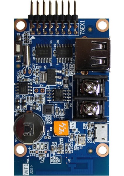 Dijital Panel Için Tam Renkli Modül Denetleyici Wf1 Kartı P3 P4 P5 P10 LED (Yurt Dışından)