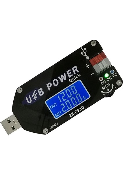 -DP3D Cnc USB Ayarlanabilir Düzenlenmiş Modül 1-30V 2A 15W Sabit Gerilim Akım USB Tip-C Dc Dönüştürücü (Yurt Dışından)