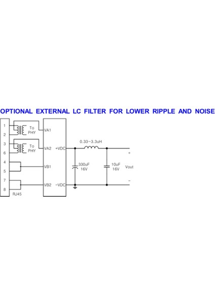 DP9700 AG9700 Poe Modülü 12V 1A ile Kapasitörsüz Versiyon Bağlantısı (Yurt Dışından)