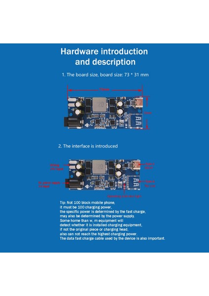 SW2303 Tam Protokol Hızlı Şarj Modülü PL5501 Type-C -Boost Çok Fonksiyonlu Pd Hızlı Şarj Modülü (Yurt Dışından) fırsatları