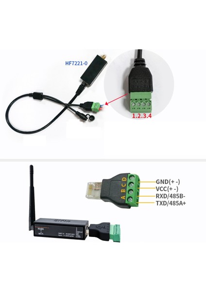 Seri Bağlantı Noktası RS485 - Wifi Aygıt Sunucu Modülü Dönüştürücü -EW11A-0 Wifi Üzerinden Modbus Protokolü Veri Aktarımı (Yurt Dışından)