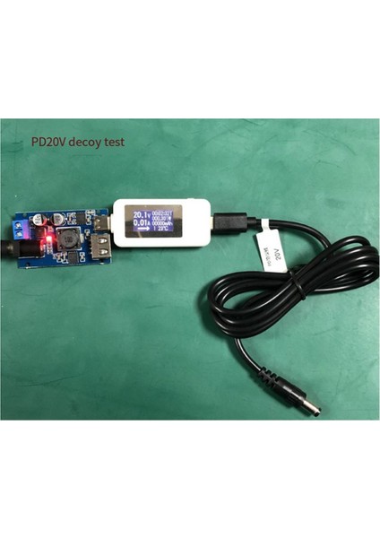 Dc-Dc Araçta Qc3.0 Akıllı Telefona Geçiş Hızlı Şarj Cihazı Pd3.0 Çoklu Protokol 15V 20V Pps Qualcomm, Kristal Kasa Modülü ile (Yurt Dışından)