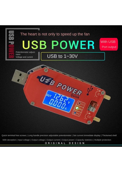 DP3A Dijital Ekran USB Ayarlanabilir Güçler Modülü 1-30V 2A 15W Mobil Güçlendirici Hattı Fan Hızı Kontrol Blower Regülatörü (Yurt Dışından) fiyatları