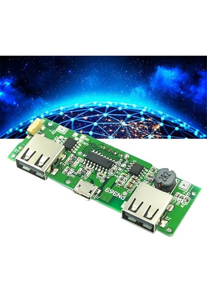 18650 Lityum Pil Dijital Ekran Şarj Modülü 5V 2A 1A Tek Şarj Portu Çok Fonksiyonlu Taşınabilir Boost Modülü (Yurt Dışından) fırsatları