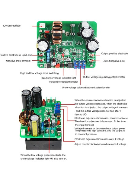 BT900W Dc-Dc 8V-60V Ila 12V-130V 15A Dc Stabilize Gerilim Sabit Akım Yüksek Güç Ayarlanabilir Şarj Cihazı Güç Modülü (Yurt Dışından) fırsatları