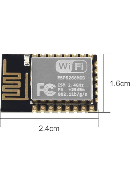 ESP8266 Seri Port Wıfı Kablosuz Kontrol Wıfı Modülü ESP-12E (Yurt Dışından)