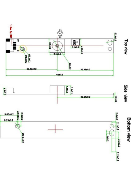 OV5693 USB Kamera Modülü Flaş Işığı ve Mikrofon ile 120 Derece Otomatik Odaklama Win Android Ios Linx Için Hd 30FPS 5mp (Yurt Dışından) fiyatları