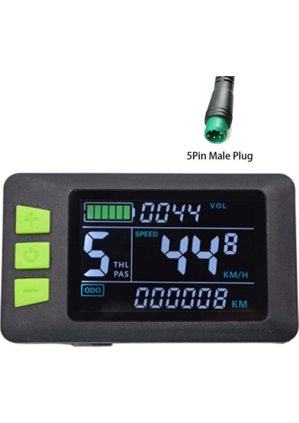 Elektrikli Bisiklet Aksesuarları Renkli Ekran LCD Ekran Elektrikli Bisiklet Elektrikli Scooter Için USB ile Renkli Ekran (Yurt Dışından)