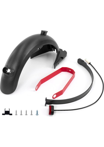 Arka Çamurluk Çamurluk Arka Lambası Braketi Kiti Ninebot Max G30 G30LP Elektrikli Scooter Fren Lambası Desteği Montaj Seti 3 (Yurt Dışından)