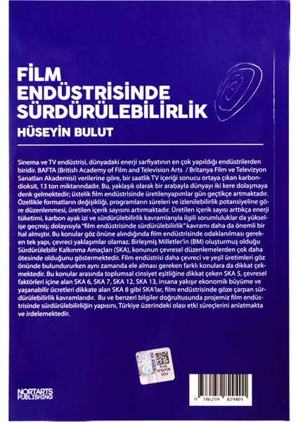 Film Endüstrisinde Sürdürülebilirlik (Türkçe Kitap)