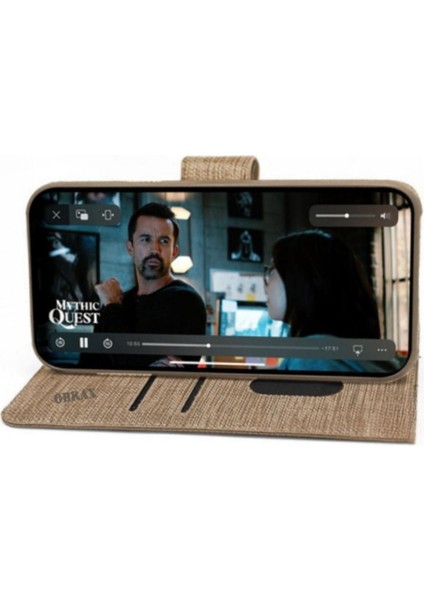 Samsung Galaxy M51 Kılıf Standlı Salaş Kumas Cüzdan Kilifı modelleri