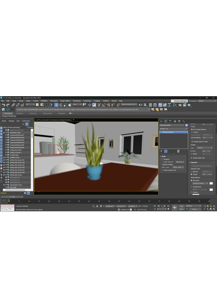 Autodesk 3ds Max 2025 ile Sinematik Sahne Hazırlama Eğitim Seti