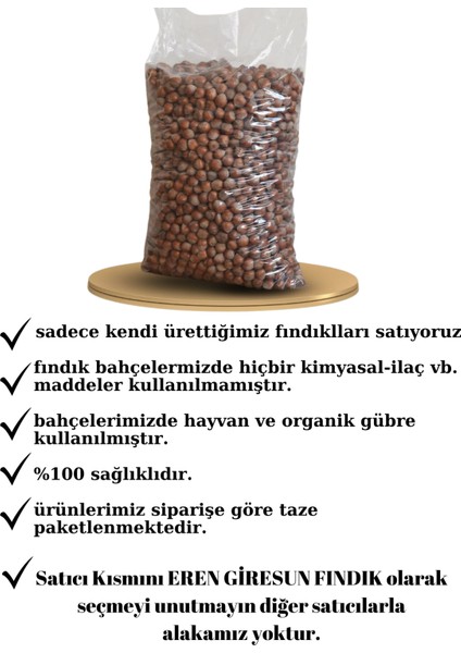 2kg %100 Doğal Yağlı ve Çok Lezzetli Giresun Fındık YENİ MAHSUL