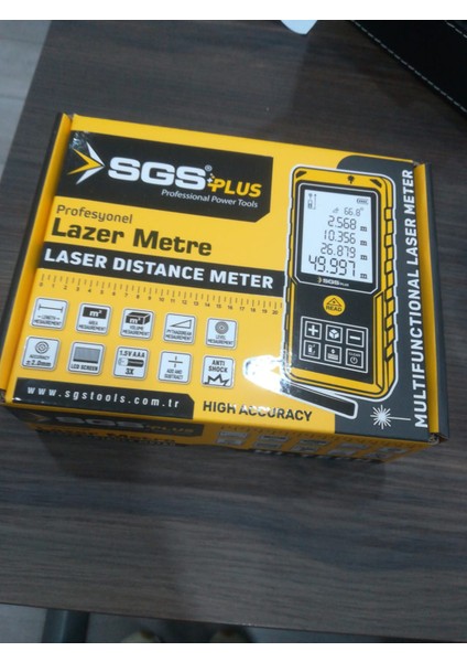 SGS5426 Otomatik Alçı Ölçümü Mesafe Ölçümü Alan Ölçümü Hacim Ölçümü Lazermetre fırsatları