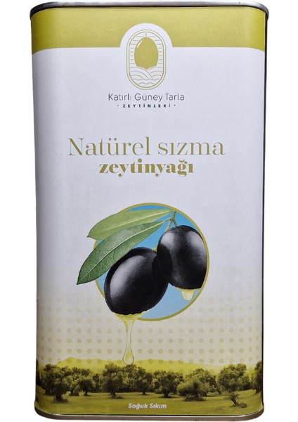 Katırlı Köyü Natürel Sızma Zeytinyağı 3 Litre - Soğuk Sıkım