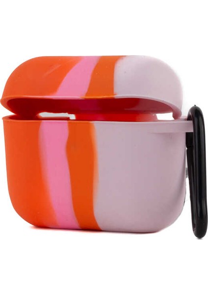 Apple Air Pods 3. Nesil Uyumlu Kılıf Silikon Yumuşak Soft Yüzey Renkli Şık Tasarım Airbag 29 Kılıf, NO17