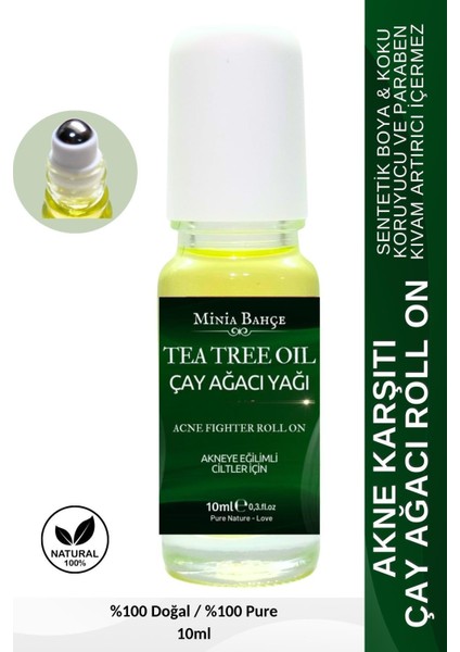 Çay Ağacı Yağı, Akne Karşıtı Roll On 10 ml