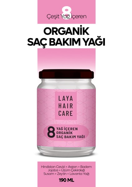 Yıpranmış Saçlara Özel Güçlendirici Bakım Yağı (Krem Formunda) 190ml