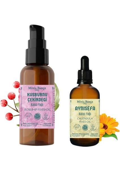 100ML Kuşburnu Çekirdeği Yağı , Aynısefa Yağı 30ML