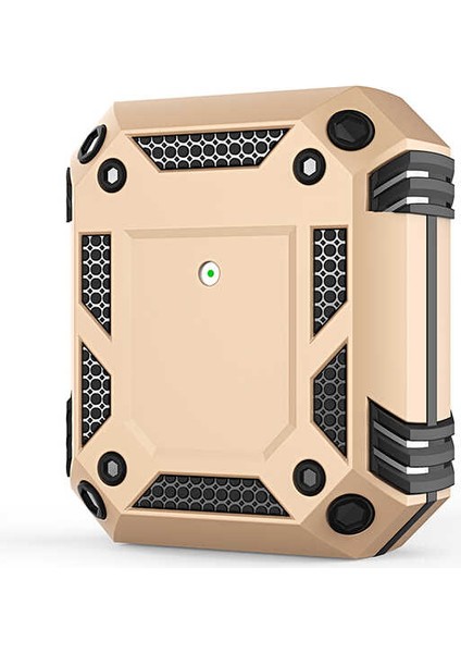 Uyumlu Kılıf Ultra Zırhlı Tank Tasarım Sert Silikon Airbag 15 Kılıf Gold