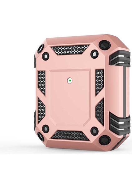 Uyumlu Kılıf Ultra Zırhlı Tank Tasarım Sert Silikon Airbag 15 Kılıf Rose Gold